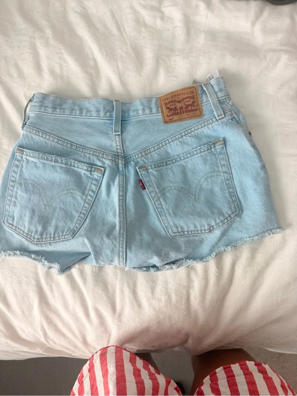 Levi's denim shorts